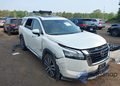 2022 Nissan Pathfinder Platinum 4Wd из США, поврежденный, VIN 5N1DR3DK7NC219348